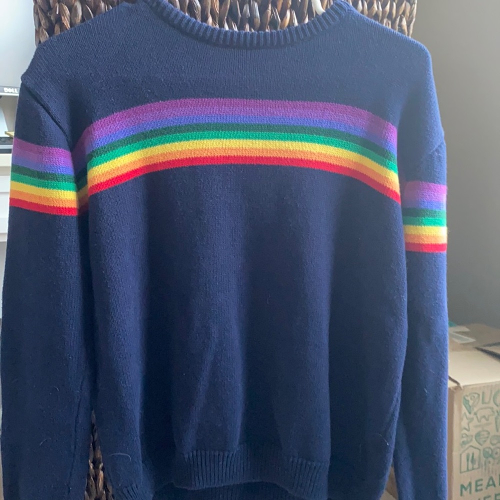 rainbow sweater